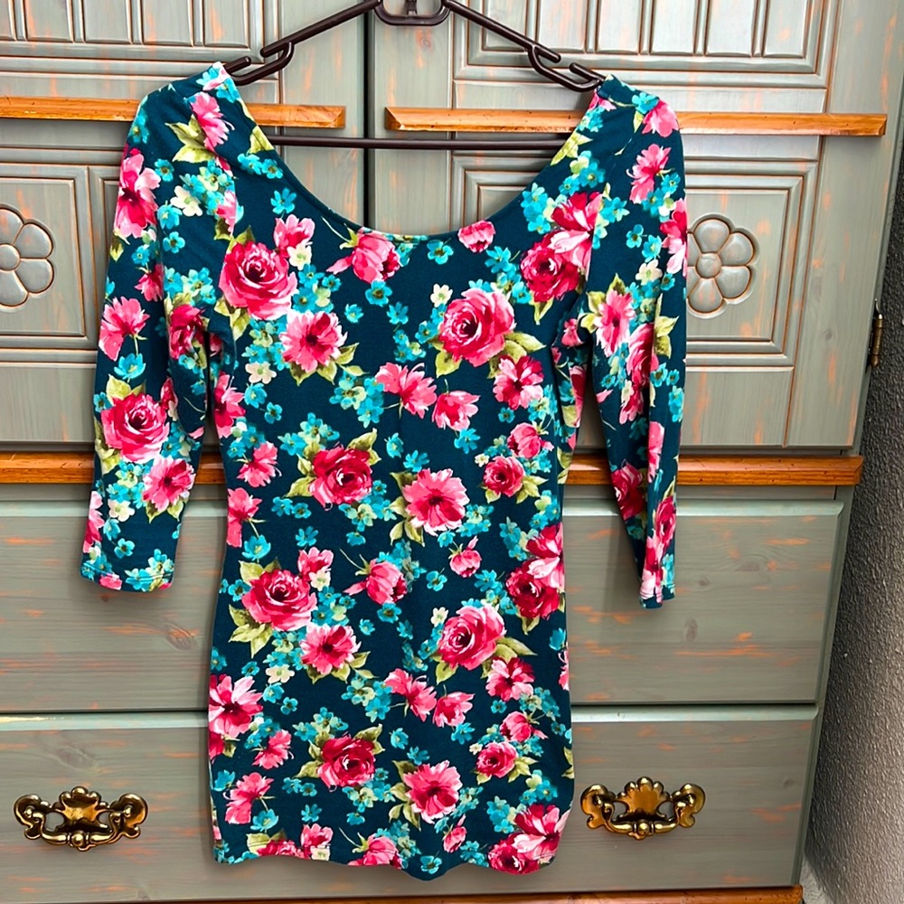 Multicolored Flower Dress